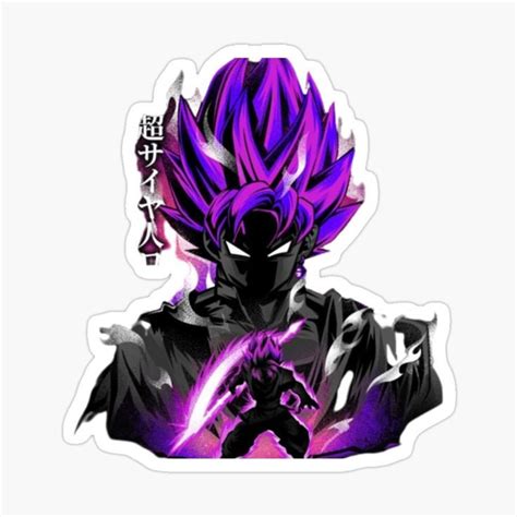 "Goku black " Sticker for Sale by Harsha-k-m in 2023 | Goku black ...