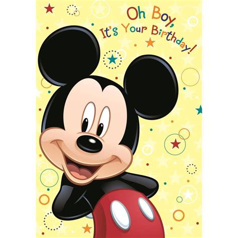 Disney Printable Birthday Cards