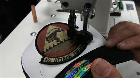 THOR GC-810 Sewing Patches on Hats - YouTube