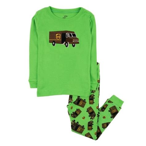 Leveret Two Piece Cotton Pajamas Ups Green 3 Year : Target