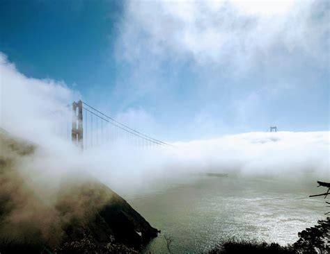 Fog at the Golden Gate Bridge - Etsy