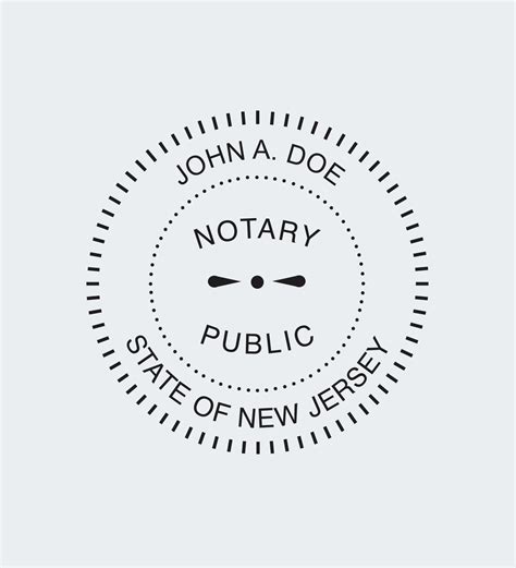 New Jersey Notary Seals | NNA