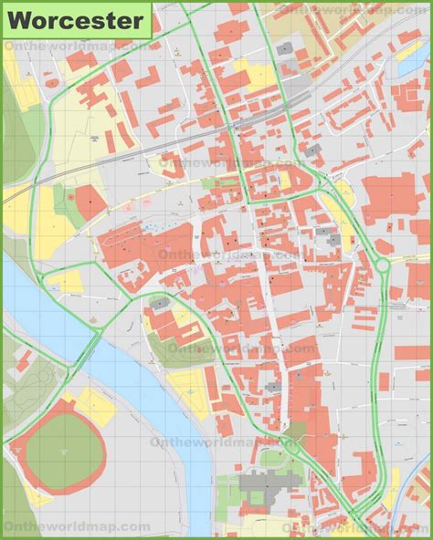 Worcester Shopping Centre Map