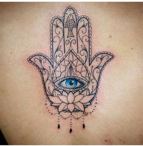 Girly Hamsa Hand Tattoo - Viraltattoo