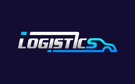 Logistics Auto Truck Transport Logo Design Template