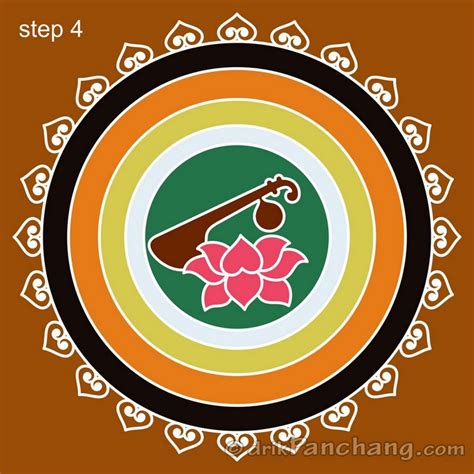 Saraswati Rangoli | Saraswati Puja Rangoli Designs | Rangoli Designs ...