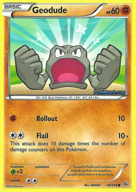 Geodude -- Flashfire Pokemon Card Review | PrimetimePokemon's Blog