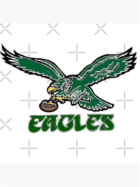 "Philadelphia vintage eagles logo" Poster for Sale by minimalistmco ...