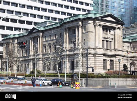 A picture shows the headquarter building of Bank of Japan, BOJ, in ...