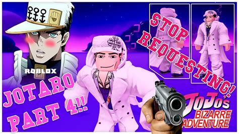 Jotaro PART 4 ROBLOX COSPLAY: Jojo bizarre adventure - YouTube