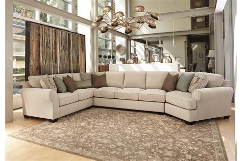 Sectional Sofa With Cuddler And Chaise | Baci Living Room