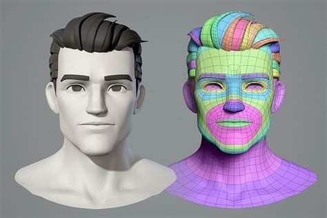 Cartoon character base mesh 3D model | CGTrader