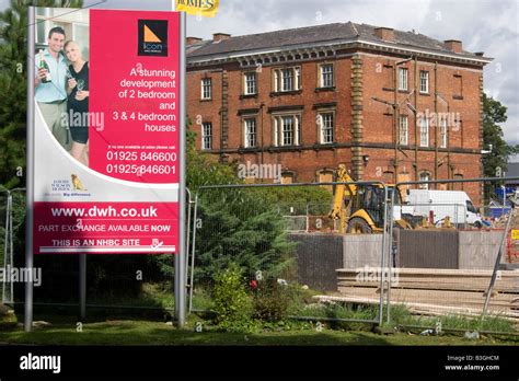 New housing on site of old Withington Hospital, Manchester UK Stock Photo - Alamy