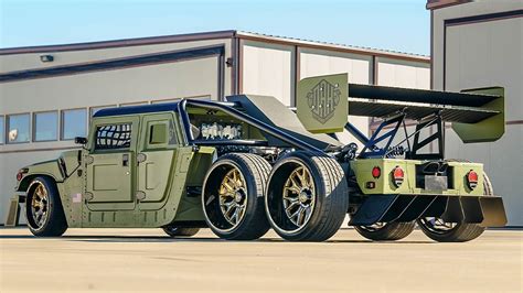 Insane Slammed 6x6 Humvee Comes With Hellcat Power | Dodgeforum