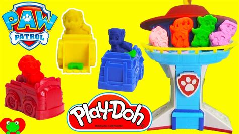 Paw Patrol Play Doh Mold Playset - YouTube