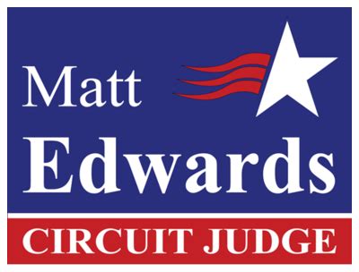 Circuit Court Judge Political Yard Signs | Custom Campaign Signs