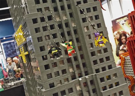 Gotham City LEGO display builds excitement for new Batman movie