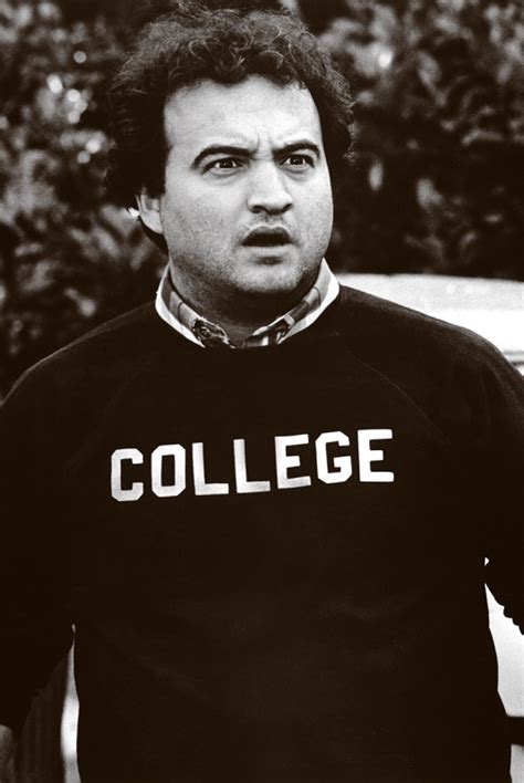 National Lampoon's Animal House John Belushi College Shirt — Poster Plus