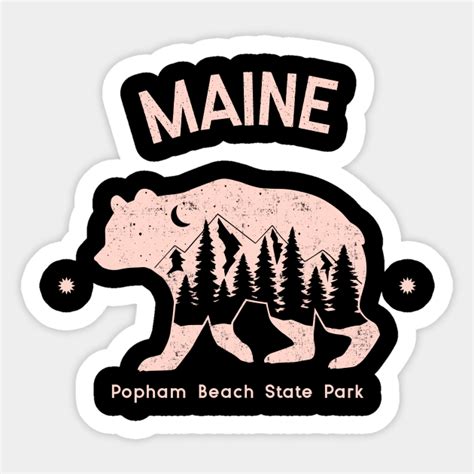 Popham Beach State Park - Popham Beach State Park - Sticker | TeePublic