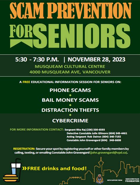 Scam prevention for Elders - Musqueam