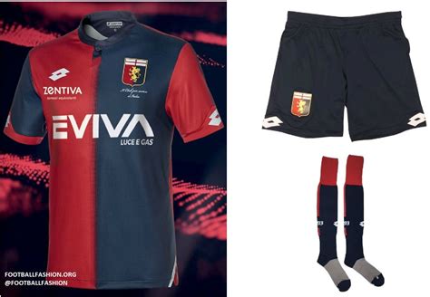 Genoa CFC 2018/19 Lotto Home Kit – FOOTBALL FASHION.ORG