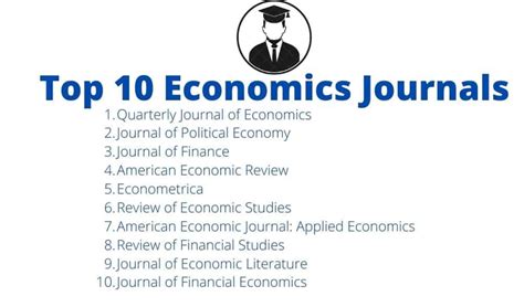 Economics journals with high impact factor - PhDTalks