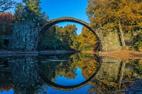 Rakotzbrücke bei Kromlau Foto & Bild | deutschland, europe, sachsen ...