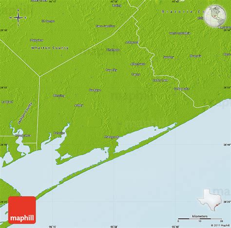 Matagorda County Map