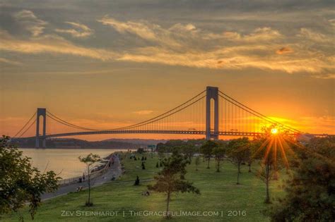 Verrazano-Narrows Bridge at Sunset — Three Views | The Graceful Image