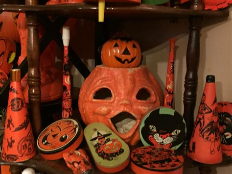 Pin by J E on Vintage Halloween | Vintage halloween, Pumpkin carving ...