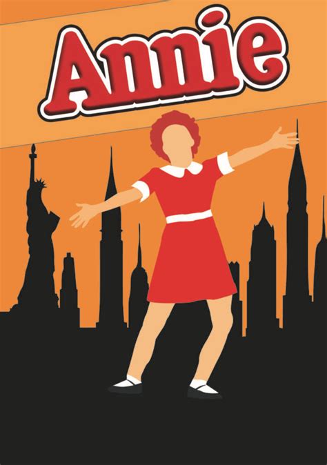 Annie Musical Theatre Poster