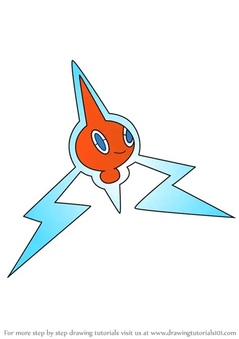 Learn How to Draw Rotom from Pokemon (Pokemon) Step by Step : Drawing ...