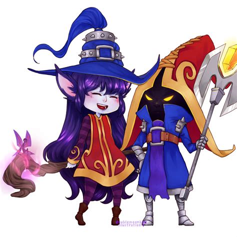 [Fanart] Veigar & Lulu : leagueoflegends