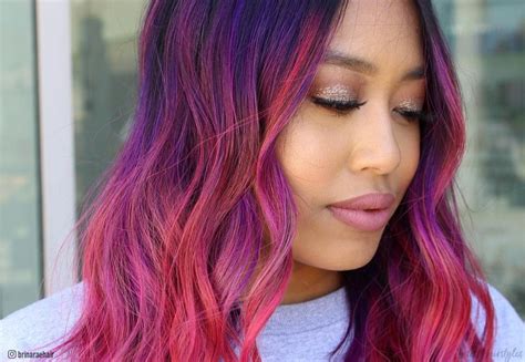 22 Hottest Red Purple Hair Colors (Balayage, Ombres and Highlights)