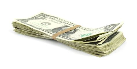 Small stack of cash stock image. Image of wealth, band - 13318715