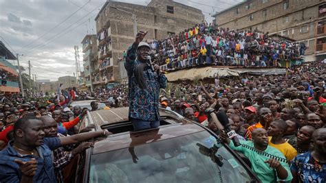 Violent protests erupt following Kenya election