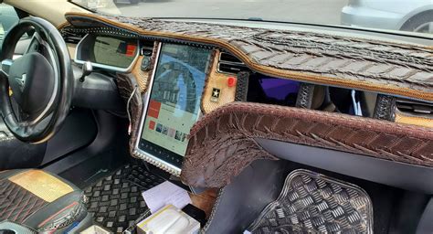 Crocodile Dundee Would Be Proud Of This Tesla Model S Custom Interior | Carscoops