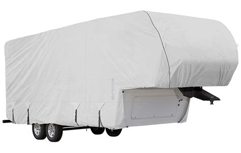 Fifth Wheel Trailer Cover Fits 43' Long Fifth Wheel Trailer | Goldline RV Covers