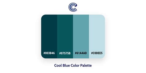 Colorpoint - Beautiful Color Palettes - Cool Blue Color Palette