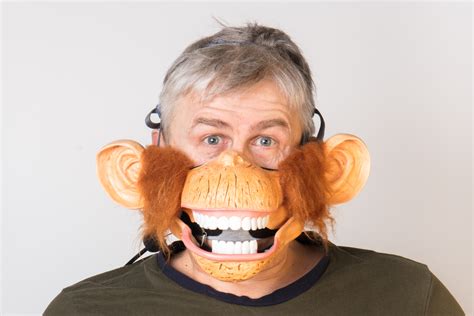 Hand-made Cheeky Monkey Ventriloquist Mask - Adult Size