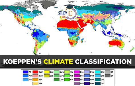 Koppen Climate Classification System Zones Map Lesson - vrogue.co