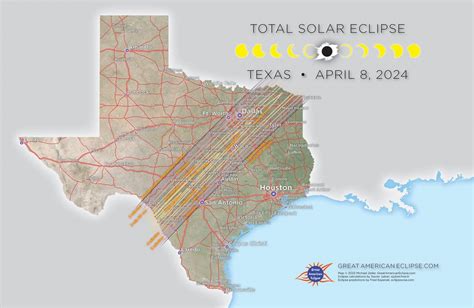 Texas Gears Up for a Total Solar Eclipse to Span the Length of the ...