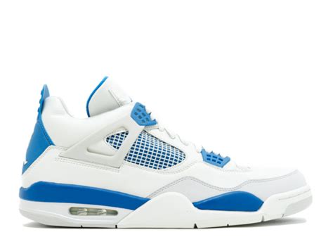 Air Jordan 4 Retro "Military Blue" (2016) White / Neutral Grey | SBD