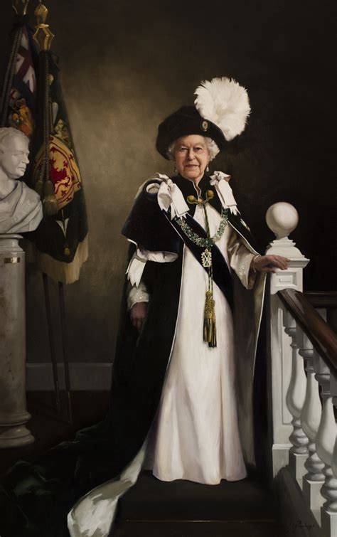 New portrait of Her Majesty The Queen by Nicky Philipps | The Royal Family