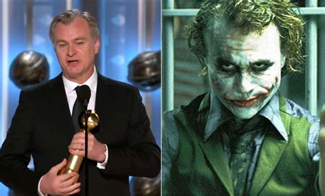 Christopher Nolan pays touching homage to Heath Ledger during Golden Globes acceptance speech ...