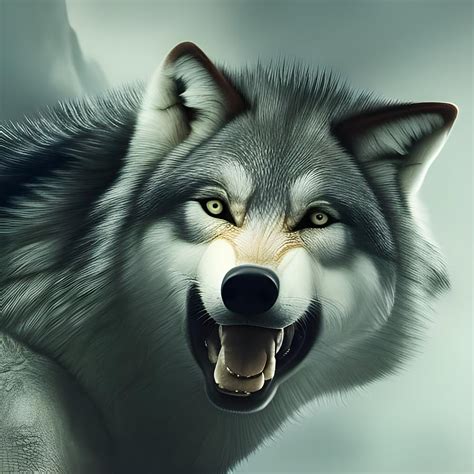 Angry wolf Digital Art by Brandway - Fine Art America