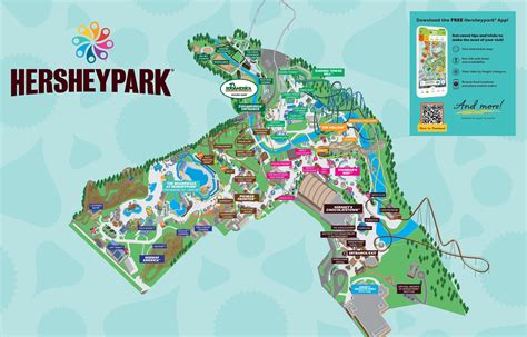 Hershey Park Map Printable - Printable Calendar Blank