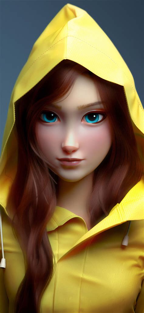 1125x2436 3d Cgi Girl Art Iphone XS,Iphone 10,Iphone X HD 4k Wallpapers, Images, Backgrounds ...