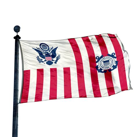 US Coast Guard Ensign Printed Flag (15 in. x 24 in.) | FlagandBanner.com