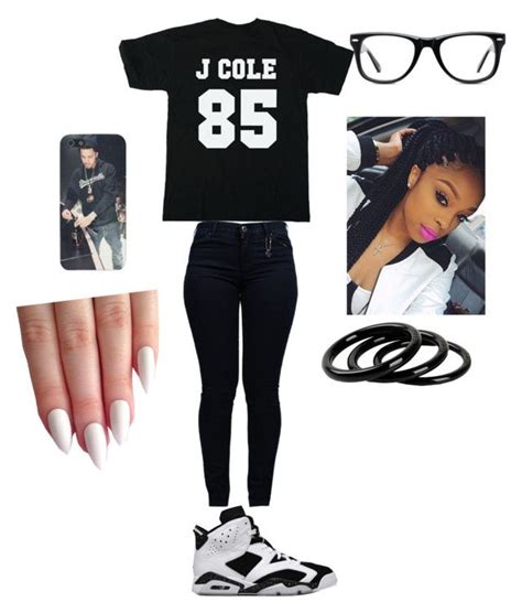 "J Cole Concert Outfit" by jasmine1164 liked on Polyvore featuring ...